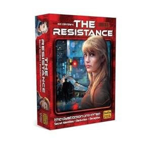 The Resistance Card Game - Social Deduction, Strategy, Bluffing, Negotiation, And Deception For Teens And Adults - Party Game For 5-10 Players Ages 13+ In 30 Minute Rounds By Indie Boards & Cards