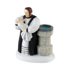 Department 56 Dickens' Village The Baptism Of Charles Dickens Figurine Accessory, 20.5 Inch