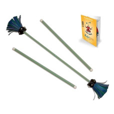 Jolly Lama! Green Majestix Juggling Sticks Devil Sticks