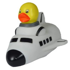 Waddlers Rubber Duck Space Venture Shuttle, Brand Toy Bathtub Rubber Ducks That Floats Upright, Birthday Baby Shower, All Depts.Space Venture Future Dreaming Favor Gift