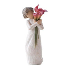 Willow Tree Bloom, Like Our Friendship, Vibrant And Ever-Constant, A Gift To Celebrate Friendships, Or For Those Who Love Flowers, Sculpted Hand-Painted Figure
