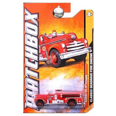 Matchbox 2012 Mbx Old Town Classic Seagrave Fire Engine Truck Red