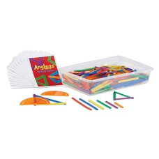 Hand2Mind Anglegs Classroom Kit With Protractors, Explore Angles, Shapes, And Geometry, Triangle Geometry, Math Manipulatives, Shape Geometry, Geometry Resource, Montessori Math (6 Sets Of 72)