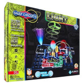 Snap Circuits Light Electronics Exploration Kit | Over 175 Exciting Stem Projects | Full Color Project Manual | 55+ Snap Circuits Parts | Stem Educational Toys For Kids 8+,Multi