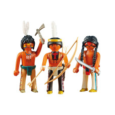 Playmobil Add-On Series - 3 Native American Warriors