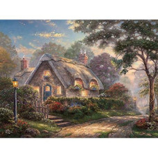 Ceaco Thomas Kinkade Special Edition Metallic Foil Lovelight Cottage Puzzle (750 Piece)