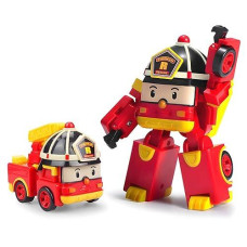 Roy Robocar Poli Transforming Robot, 4 Transformable Action Toy Figure Holiday Discount