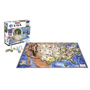 4D Cityscape Usa History Time Puzzle