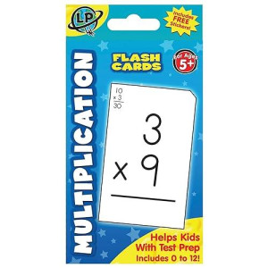 Eureka Multiplication Math Flashcards For Kids, 5.25'' W X 3.25'' H