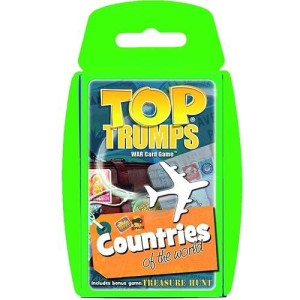 Top Trumps Countries Of The World Classic Card Game, Learn About Countries Including China, United Kingdom And Usa In This Educational Pack, Gift And Toy For Boys And Girls Aged 6 Plus