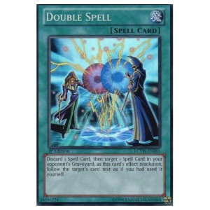 Yu-Gi-Oh! - Double Spell (Lcyw-En065) - Legendary Collection 3: Yugi'S World - 1St Edition - Super Rare