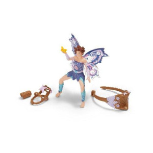 Schleich Elf Riding Set With Limeya Figurine