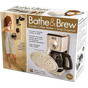 Prank-O Bathe & Brew Gag Gift Empty Box, Father'S Day Gift Box, Wrap Your Real Present In A Convincing And Funny Fake Gift Box, Practical Joke For Birthday Presents, Holidays, Parties
