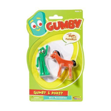 Nj Croce Gumby & Pokey Bendable Figure Pair