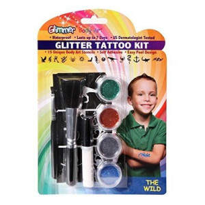 Glimmer Body Art Wild Glitter Tattoo Kit