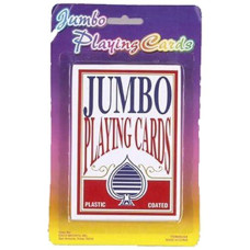 Deluxe Jumbo Playing Cards! Easy To Hold, Easy To Read!