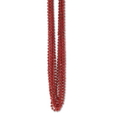Red Bulk Party Beads - Small Round