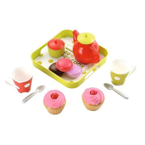 Ecoiffier 960 Tea Set Tray With Cupcakes