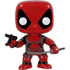POP Marvel: Deadpool Vinyl Bobble-head Figure Red, 6"