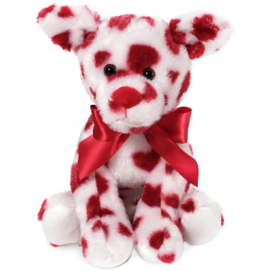 Bearington Romantic Rover Valentine'S Day Stuffed Animal, 12 Inch Puppy Stuffed Animal, Ideal For Valentine'S Day Gifts