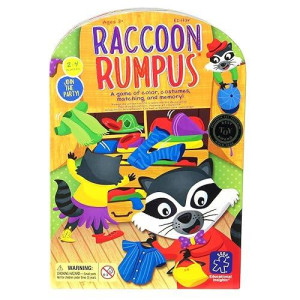 Educational Insights Raccoon Rumpus Game, Preschool Game With Dice & Color Matching, For 2-4 Players, Fun Family Board Game For Kids Ages 3 To 5