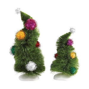 Department 56 Grinch Villages Wonky Trees (Set Of 2)
