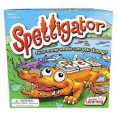 Junior Learning Spelligator Word Building Game, Ages 5-9, Phonemic Awareness, 75 Letter Tiles
