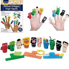 Passover Finger Puppets 10 Plagues By Rite Lite | Pesach Seder Gifts Fun Jewish Holiday Party Decor Storytelling Playful Learning Goodie Bag Favors!