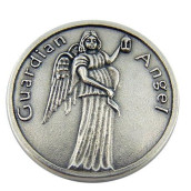 Guardian Angel Medal Be At My Side To Light And Guard Pocket Token