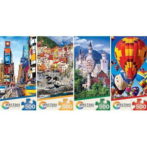Baby Fanatics 51017: Masters Of Photography - 4 Puzzle Assortment 500Pc Puzzles
