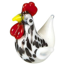 Ganz Mini Glass Animal- Hen (3/4 Inch Tall)