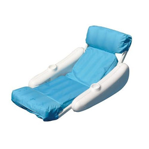 Swimline Original 10025M Sunchaser Sunsoft Luxury Lounger Chair Pool Float | Molded Frame & Pontoon Design | Pool Floats Adult | Pool Lounger | Pool Accessories | Pool Chairs And Lounges For In Pool