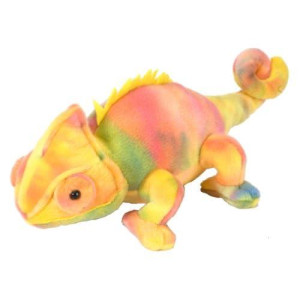 Wild Republic Chameleon Plush, Stuffed Animal, Plush Toy, Gifts For Kids, Cuddlekins 8 Inches , Yellow