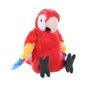 Wild Republic Scarlet Macaw Plush, Stuffed Animal, Plush Toy, Gifts For Kids, Cuddlekins 8