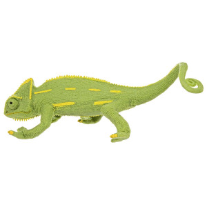 Safari Ltd. Veiled Chameleon Baby Figurine - Detailed 6.75" Plastic Model Figure - Fun Educational Play Toy For Boys, Girls & Kids Ages 18M+