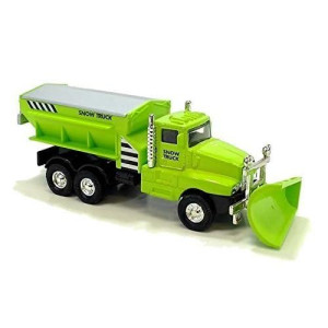 Playmaker Toys 5" Diecast Snow Plow Trucks (Green)