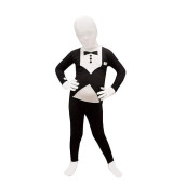 Morphsuits Tuxedo Kids Black Morph Suit, Boys Black Morph Suit, Kids Black Bodysuit Costume, Zentai Suit Scary Costumes Kids Small