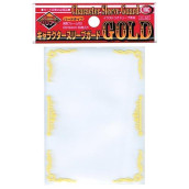 Kmc Over Sized Gold Over Sleeves Character Guard, Fits Standard Size Cards - Mtg, Weiss, And Pokemon