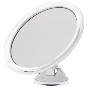 Danielle Creations Super Suction Clear Locking Mirror, 5X Magnification