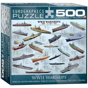 World War Ii Warships Puzzle, 500-Piece
