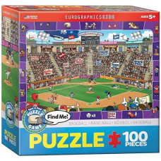 Baseball - Spot And Find 100-Piece Puzzle, Star