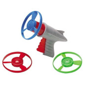 Schylling Lunar Launcher - Retro Launching Toy - Shoots Colorful Disks Horizontally And Vertically - Includes Launcher And Three Disks - Ages 6 And Up