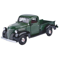 Motor Max 1:24 Scale Die Cast Display Tray Box 1941 Plymouth Pickup In Green Or Red
