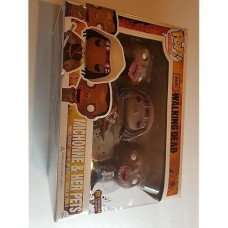 Funko Pop Television Walking Dead Michonne And Glow In The Dark Pet Zombies (3-Pack)
