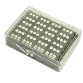Marion & Co Set Of 12 Silver Glitter Dice In Acrylic Box