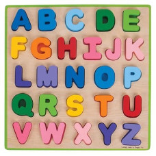 Bigjigs Toys Chunky Alphabet Puzzle - Educational Jigsaw