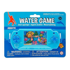 Wild Republic Water Games Aquatic Sensory Toys, Kids Gifts, Hand Held Toys, Cuddlekins, 6" ,Blue.
