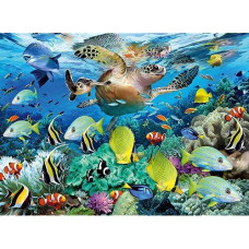 Ravensburger Underwater Paradise Jigsaw Puzzle - 150 Unique Pieces | Engaging And Educational Toy And Anti-Glare Surface | Ideal Gift For Kids | Fsc Certified And Climate Pledge Friendly