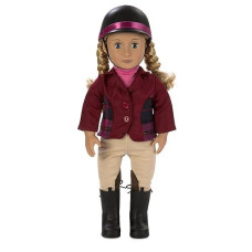 Our Generation Doll By Battat- Lily Anna 18" Deluxe Posable Equestrian Horse Riding Doll With Book & Accessories- For Ages 3 & Up
