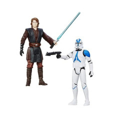 Star Wars, Mission Series, Coruscant Pack [Anakin Skywalker And 501St Legion Clone Trooper], 3.75 Inches